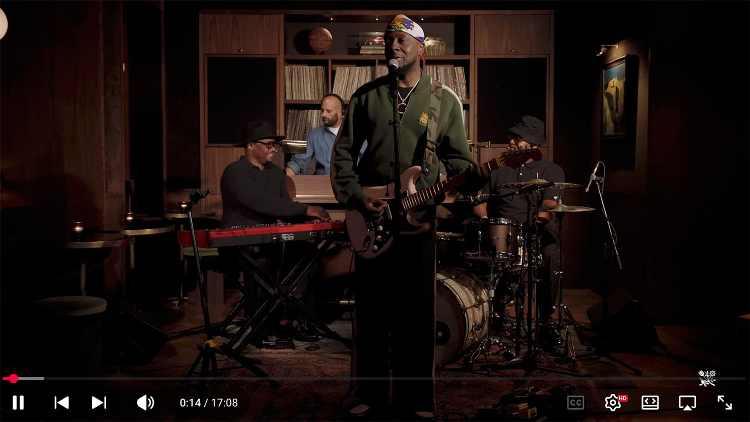 Screenshot from Aimé Leon Dore production featuring Wyclef Jean, with Shore Point Productions providing camera operation only